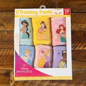 Girls' 6-Pack Training Pants - Multicolor (Size 2T)